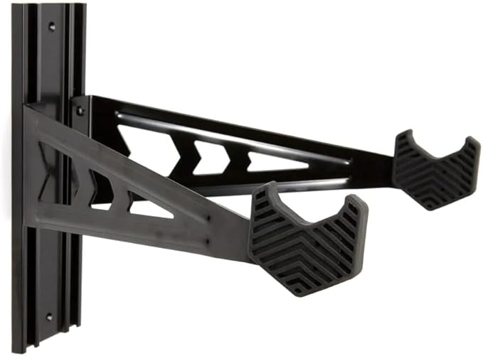 Feedback Sports Velo Wall Rack Bike Hangar Mount Storage, Adjustable Arms | Great for garage, apartment or shed storage; soft rubber contact points protect frames and supports bikes up to 70 lb