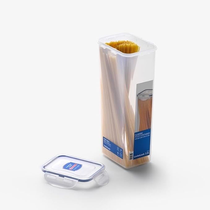 Lock & Lock Airtight Rectangular Tall Food Storage Container, Pasta Box 67.63-oz/ 8.45-cup (1)
