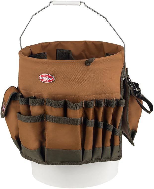 Bucket Boss The Bucketeer Bucket Tool Organizer in Brown, 10030 (Pack of 6)