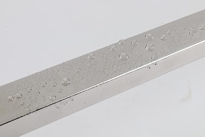 TocTen Bath Towel Rack - Square Base Thicken SUS304 Stainless Steel Towel Bar for Bathroom, Bathroom Accessories Towel Rod Heavy Duty Wall Mounted Towel Holder. (Polished Chrome, 36)