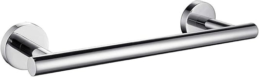 Nolimas Polished Chrome Bath Towel Bar Single Bars Towel Rack Rod Classic Wall Mounted Stainless Steel Bathroom Towel Bar Toilet Kitchen Towel Shelf Single Layer,9inch