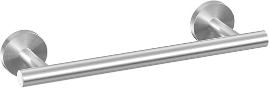 USHOWER Brushed Nickel Hand Towel Bar, 9-Inch Towel Racks for Bathroom | Thicken SUS304 Stainless Steel Towel Rod, Towel Holder Wall-Mounted, Modern Home Decor (Total Length 11-Inch)