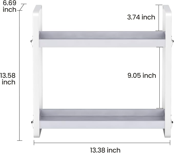 HNRLOY Bathroom Counter Organizer, Bathroom Counter Shelf, Makeup Organizer | Bathroom Countertop Organizer, Bathroom Sink Organizer, Perfume Organizer, Vanity Shelf, Bathroom Organization and Storage
