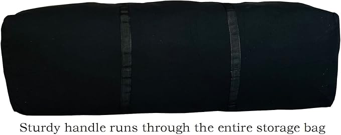 YiKitHom Extra Large Storage Canvas Duffle Bag for Travel, Black Oversized Giant Big Traveling Duffle Bag