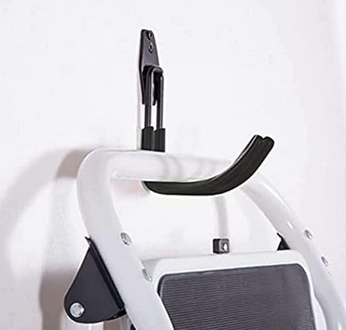zoele Baby Stroller Hanger, 2 Pcs Black (Polyvinyl Chloride, Alloy Steel), Wall Mount, Heavy Duty Garage Tool Storage Organizer Utility Hooks, 77 lbs Weight Capacity, Stroller Holder