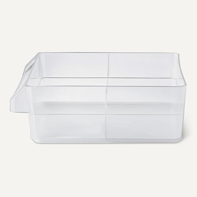 Amazon Basics 24-Drawer Plastic Storage Organizer with Dividers for Office/Craft/Tools, Wall Mountable, Sturdy, 6.3 x 21.3 x 15.8 inch, Black