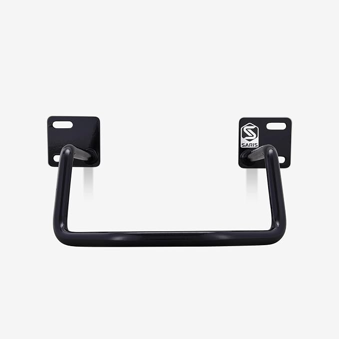 Saris 2-Bike Wall Hanger – Heavy-Duty Horizontal Bike Storage Rack with Soft-Vinyl Coated Cradle, 16″-On-Center Mounting, Space-Saving Design