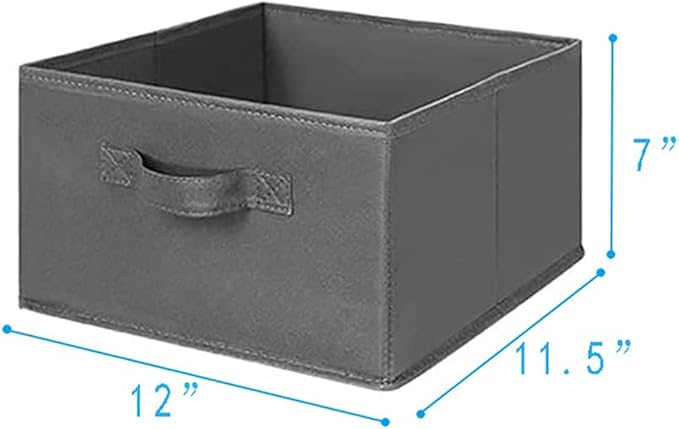 MAX Houser 2 Drawer Hanging Closet Storage Organizer, Dark Grey | For Socks, Underwear & Sweaters, Space Saving Vertical Storage for Bedroom Wardrobe, Sturdy Breathable Fabric Construction