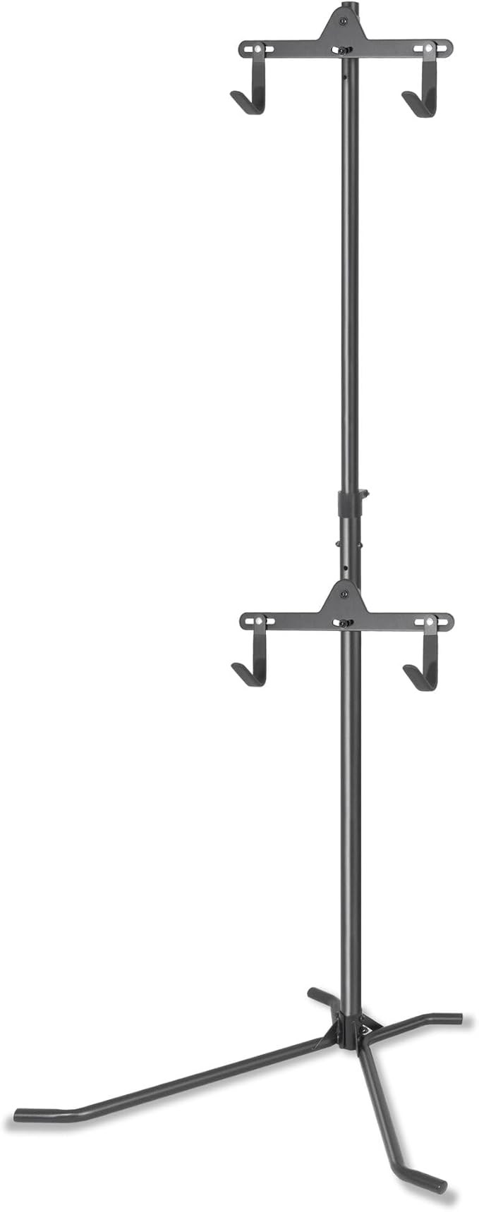 CyclingDeal 2 Bike Bicycle Vertical Hanger Parking Rack Gravity Floor Storage Stand for Garages or Apartments
