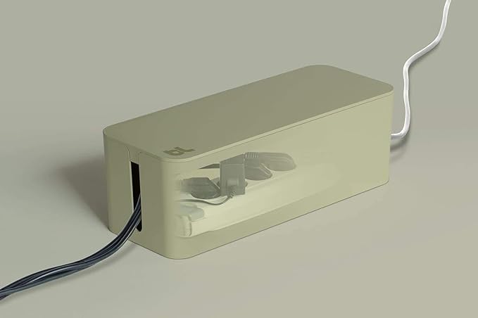 Bluelounge CableBox Cable and Cord Management System - (Light Sage) - Pack of 2