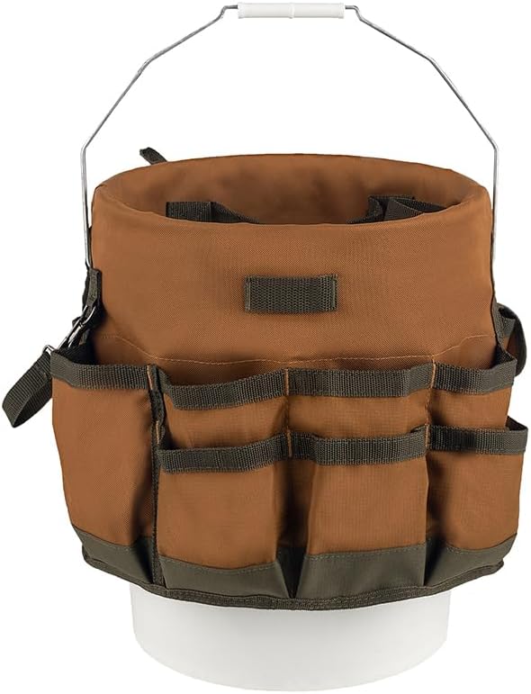Bucket Boss The Bucketeer Bucket Tool Organizer in Brown, 10030 (Pack of 6)