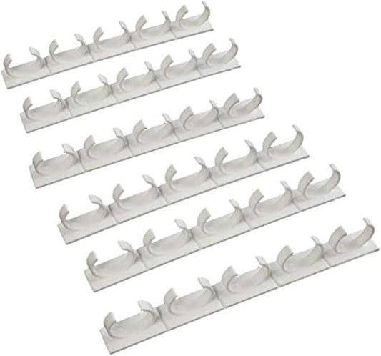Crazy Chef Spice Clips 30 ct Spice Clips Gripper Organizer Holds 30 Spice Jars - Pantry and Inside Cabinet Organization 3M Adhesive Spice Rack