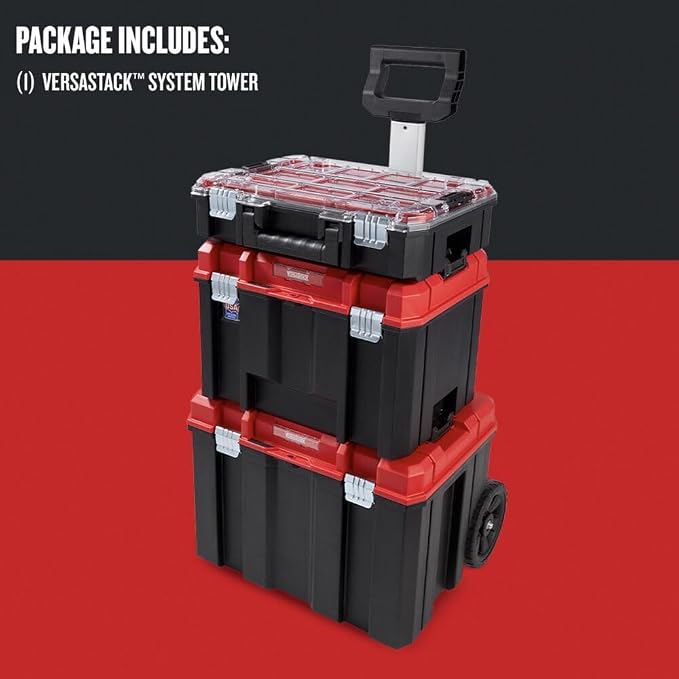 CRAFTSMAN VERSASTACK 17.126-in Metal Wheels Lockable Tool Box