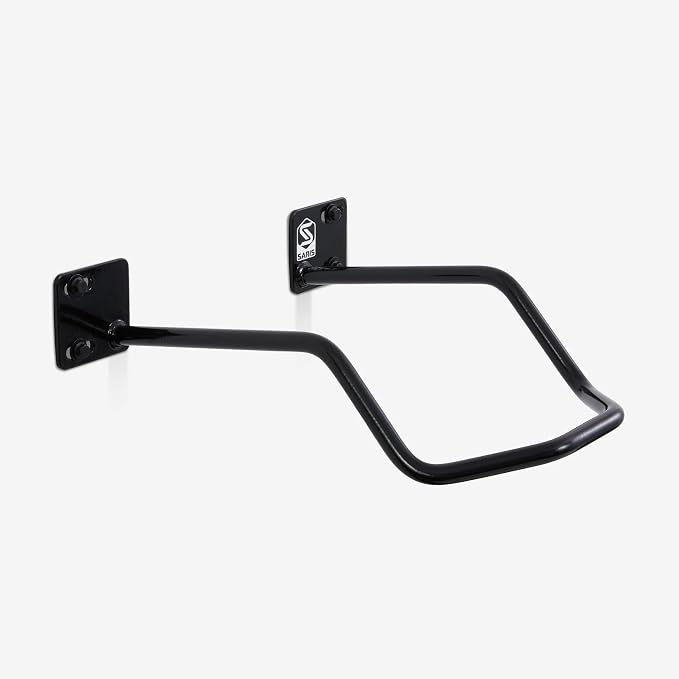 Saris 2-Bike Wall Hanger – Heavy-Duty Horizontal Bike Storage Rack with Soft-Vinyl Coated Cradle, 16″-On-Center Mounting, Space-Saving Design