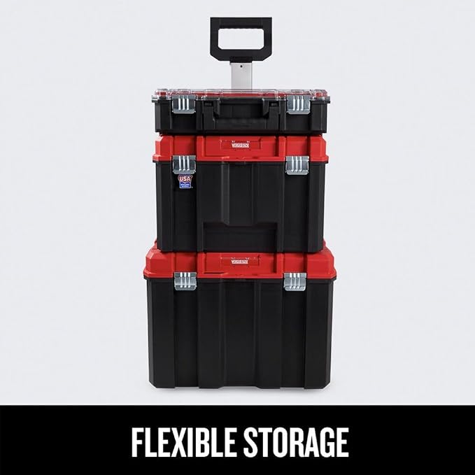 CRAFTSMAN VERSASTACK 17.126-in Metal Wheels Lockable Tool Box