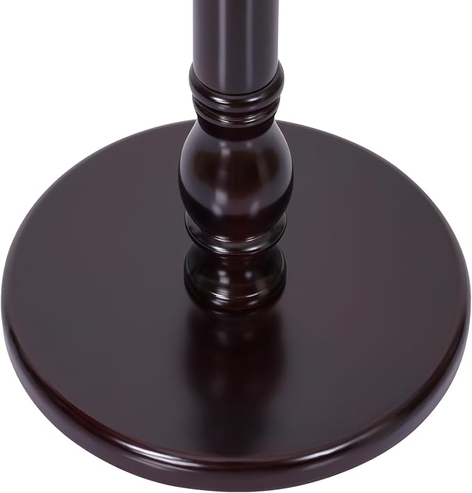 Bekrvio Tree Coat Rack Freestanding with Round Base, Red Brown | Unique Coat Hanger Stand, Heavy Duty Standing Coat Rack, For Jacket, Hat, Bags For Entryway / Hallway / Bedroom