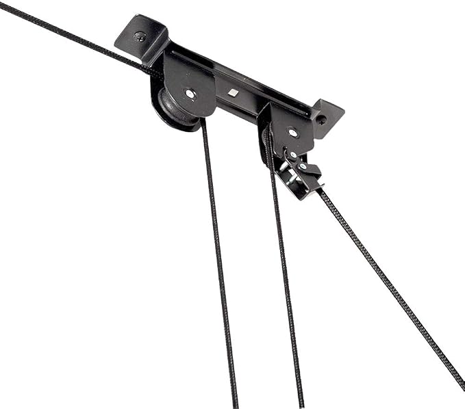 Wallmaster Ceiling Bike Mount Hanger, Bike Ceiling Lift Hoist, Bike Pulley System for Garage, Indoor Bicycle Hooks, 1 pack