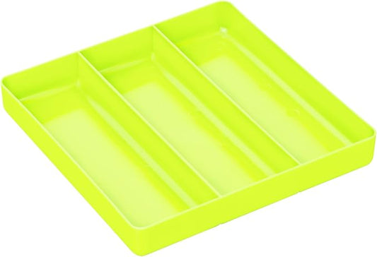 Ernst Manufacturing Toolbox Tray: Stackable Organizer Tray with 3 Compartments - Ideal for Trades, Mechanics, Electricians, Plumbers, Household Use, Hobbies - Heavy Duty - Made in the USA