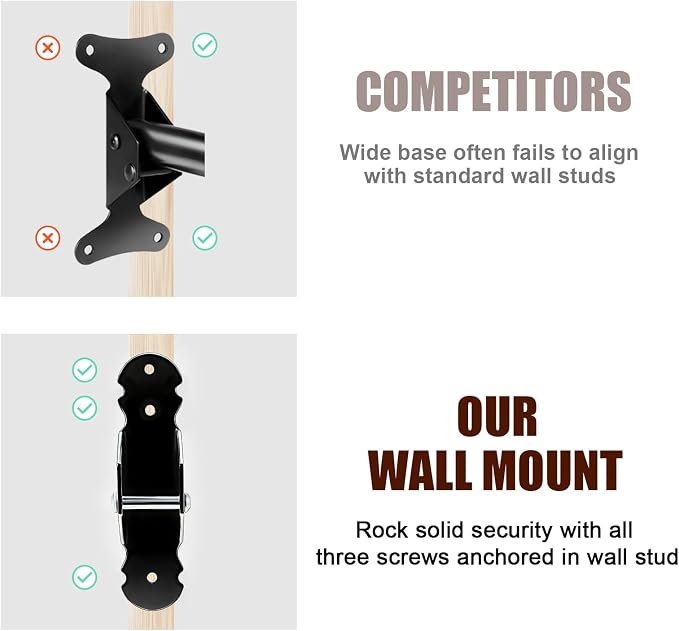 Gootus Bike Wall Mount Hanger - Horizontal Bicycle Indoor Storage Rack | Cycling Wall Mounted Holder Hook - Hang Your Road, Mountain or Hybrid Bikes in Garage or Home