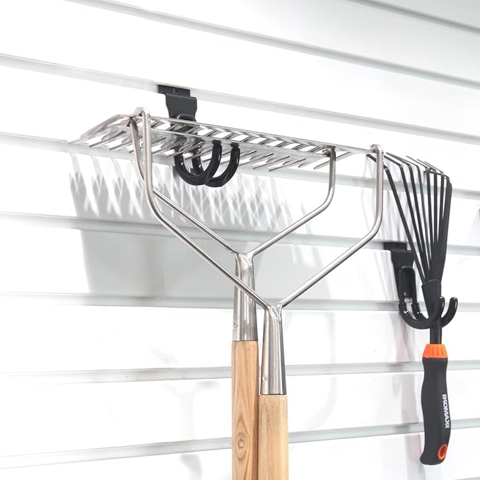 Slatwall Hooks, Heavy-Duty Slatwall Accessories, Black Slat Wall J Hooks, 8 Pack
