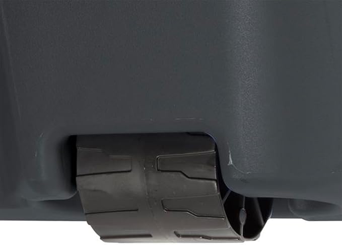 Sterilite 12 Pack 45 Gallon Wheeled Latch Tote, Stackable Plastic Storage Bin, Gray/Green