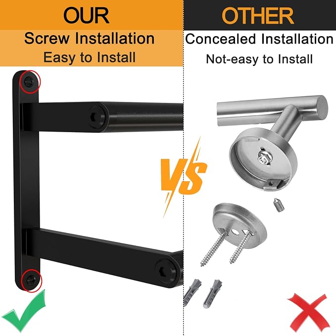 32Inch Double Towel Bar, JIAPAIDUO Towel Rack for Bathroom, Stainless Steel Double Bath Towel Bar, Wall Mounted Towel Holder, Matte Black