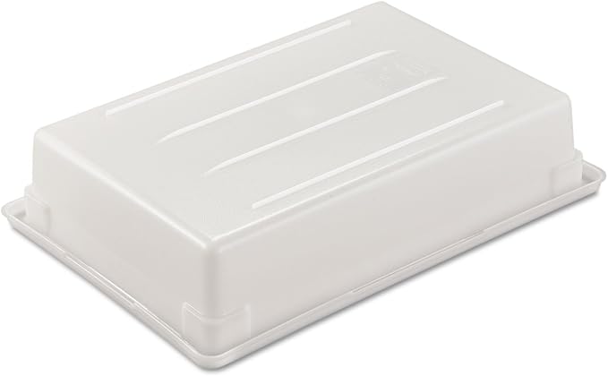 Rubbermaid Commercial Products Food Storage Box, 8.5 Gallon Capacity, White, for Restaurant/Kitchen/Cafeteria