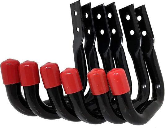 Tetra-Teknica UH03-6P Heavy Duty Garage Storage Utility Hooks, 6 Pack