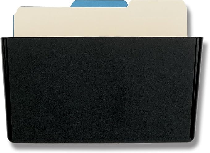 Officemate Wall File Letter Size, Black (21432)