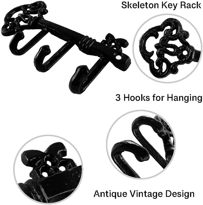 Super Z Outlet Antique Style Key Wall Holder with Hooks