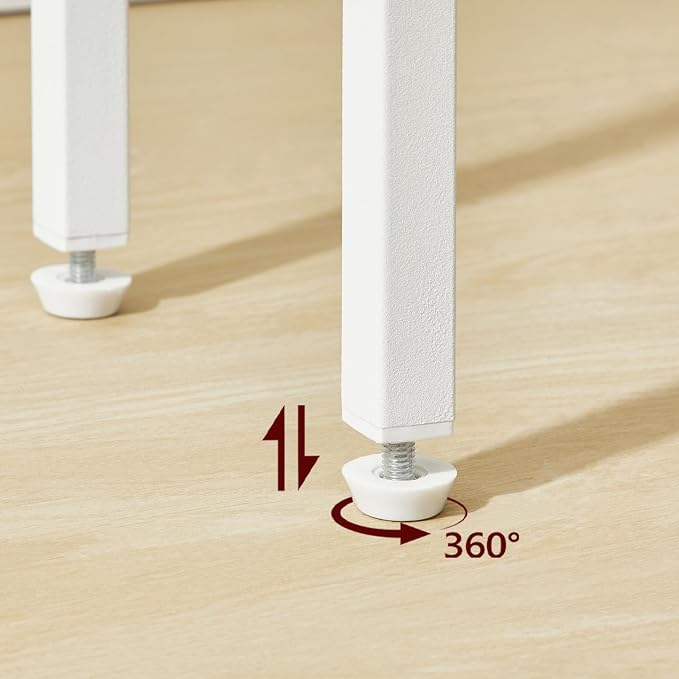 HOOBRO Free Standing Towel Rack for Bathroom, 2 Tier Blanket Rack, 16.5" L x 9.4" W x 31.5" H, Blanket Holder, Drying and Display Rack with Shelf, White and Grey WG02LB01