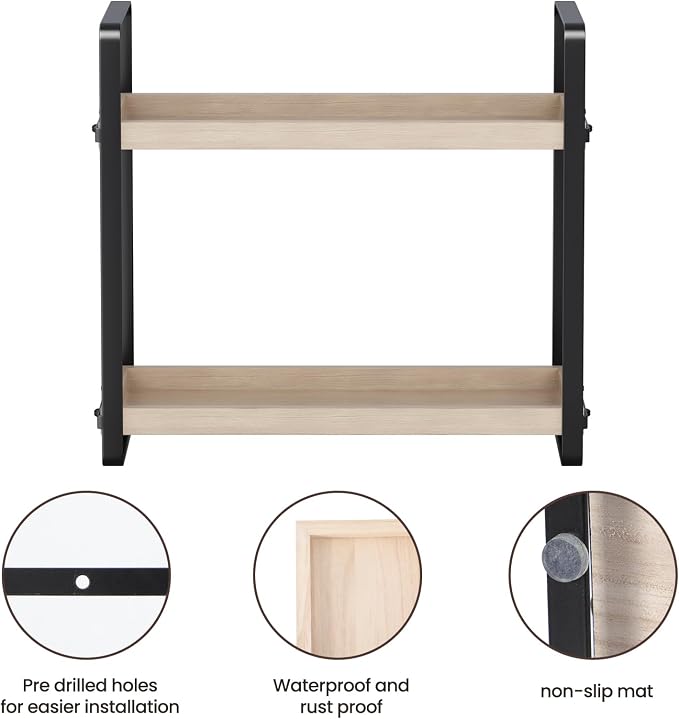 HNRLOY Bathroom Counter Organizer, Bathroom Counter Shelf, Makeup Organizer | Bathroom Countertop Organizer, Bathroom Sink Organizer, Perfume Organizer, Vanity Shelf, Bathroom Organization and Storage
