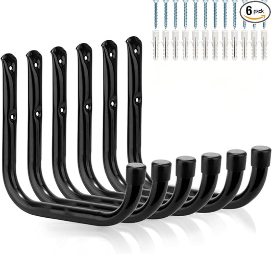 Ladder Storage Hook, Garage and Garden Storage Utility Hook, Heavy Duty Jumbo Arm Hanger