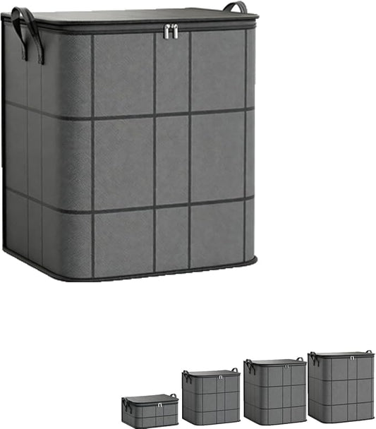 Spacious Moving Storage Bin, Zippered Organizer,XXL Foldable Storage Bags (1PCS, X-Large)