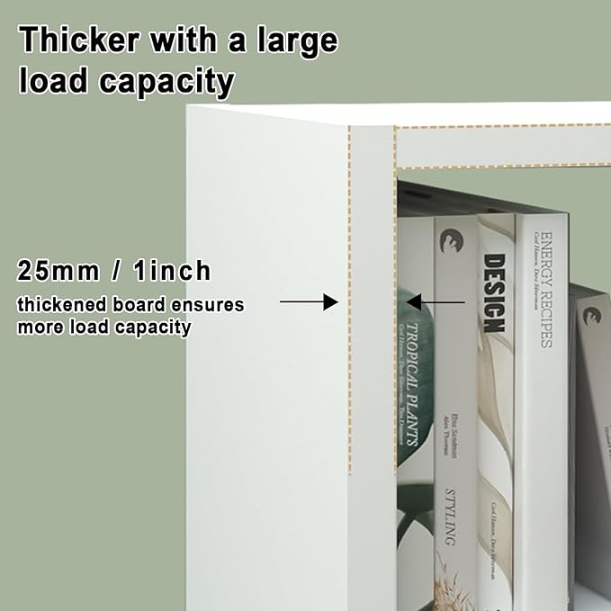 9 Cube Storage Organizer Shelf, White, 11 inch | 2026 Wooden Thick Frame, Anti-Tipping Kits, Reversible Open Back Bookcase, Horizontal and Vertical Dual-use