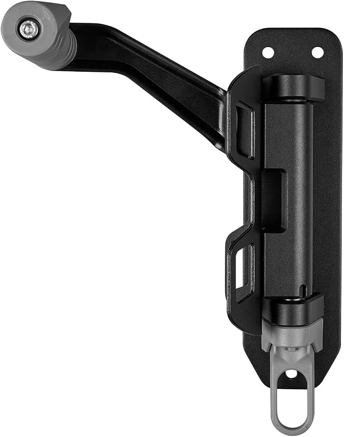 corki Bike Wall Mount, Swivel Bike Hangers for Garage 2-Pack Black | Heavy Duty, Space-Saving Vertical Rack, Holds 80lbs, Easy Install, For Road & Mountain Bikes
