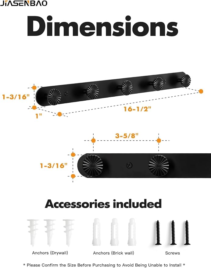 1 Pack Coat Rack Wall Mounted Black Towel Hooks for Bathrooms Wall Hooks for Hanging Robe Coat Hooks Kitchen Decorative Heavy Duty Zinc Alloy