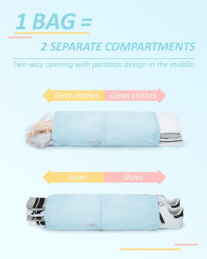 BAGSMART Compression Packing Cubes for Travel Essentials | 14 Set /6 Set /4 Set/2 Set, Lightweight, Durable