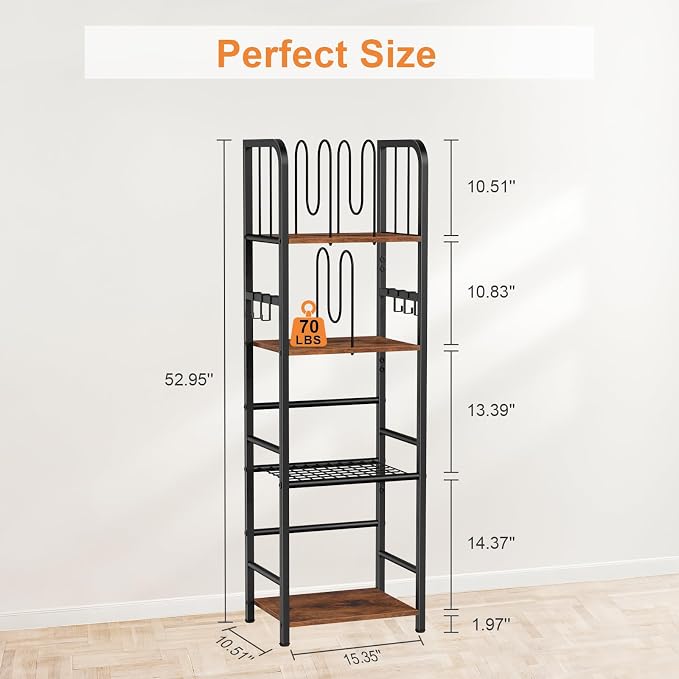 Snughome Towel Rack Free Standing 4-Tier M-Shaped Detachable Dividers, Metal Towel Storage Shelf for Bathroom, Pool Towel Rack Holder, Space-Saving Storage Organizer, Modern Bath Towel Storage Holder