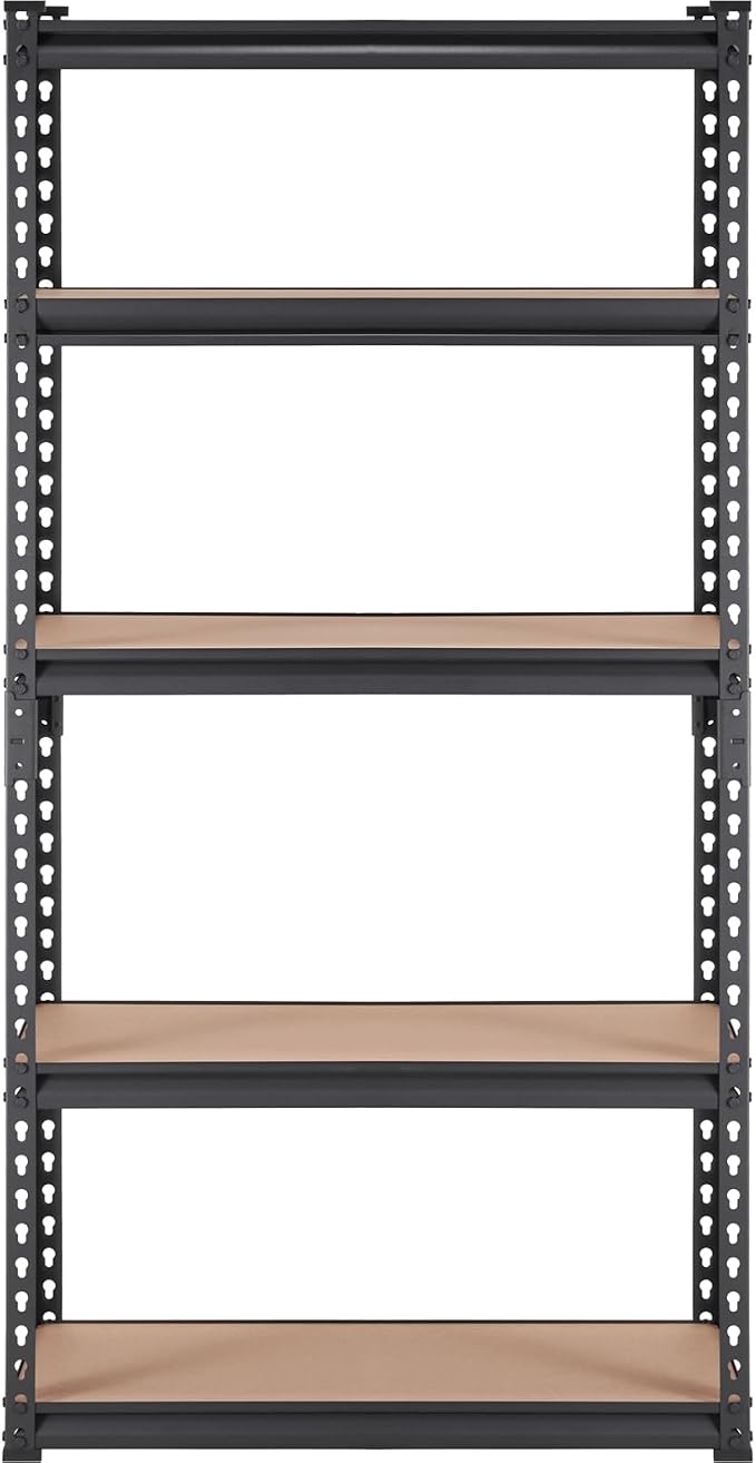VEVOR Storage Shelves 5-Tier Adjustable 2000 lbs 30"x12"x60" Shelving Unit | Heavy Duty Garage Storage Metal Utility Rack Shelf for Kitchen, Pantry, Basement, Bathroom, Laundry, Living Room, Warehouse