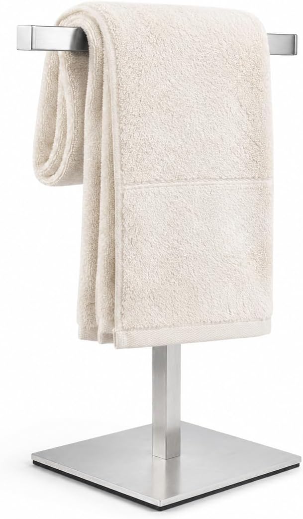 Bathroom Hand Towel Holder Stand，T-Shape Hand Towel Holder Stand SUS304 Stainless Steel for Bathroom，Kitchen or Vanity Countertop