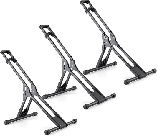 CHEPARK Bike Floor Stand Rack- Indoor Bike Stand for Garage/Home - Bike Storage Bicycle Parking Rack Fit 20”-29” Mountain Road Bikes (3 Bike Rack)