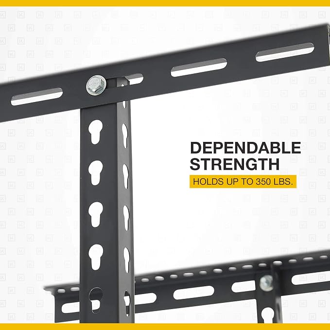Klutch Overhead Storage Rack, 48in.L x 24in.D, 350-Lb. Capacity | Adjustable Height, 23in.-37in.H, Accessible organization, Garage and workshop storage, Easy inventory visibility