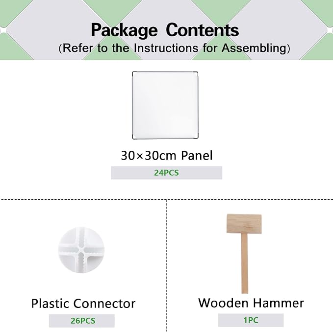 C&AHOME 6-Cube Storage Organizer, Stackable Storage Cubes Shelves, Portable Bookshelf, Plastic Clothing Storage Closet Organizer, DIY Modular Shelving Units for Wardrobe, Home, Milky