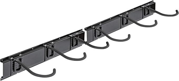 RaxGo Garage Bike Rack, Wall mounted Bicycle Storage Hanger, 6 Adjustable Hooks Universal for Indoor & Home Use