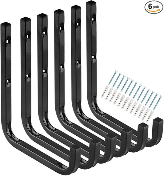 Garage Storage Hook, 6.3 Inch Heavy Duty Wall Mount Utility Hanger