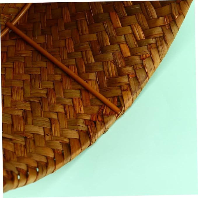 Seagrass Woven Storage Basket Toy Storage Straw Woven Basket Handles Succulent Planter Knitted Flower Desktop Decoration