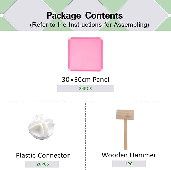 C&AHOME 6-Cube Storage Organizer Cube Shelf Closet Storage Bookcase, Pink | Stackable Cubby Storage, Bookshelf, Portable Plastic Storage Closet Organizer, DIY Modular Shelving Units for Home, Wardrobe