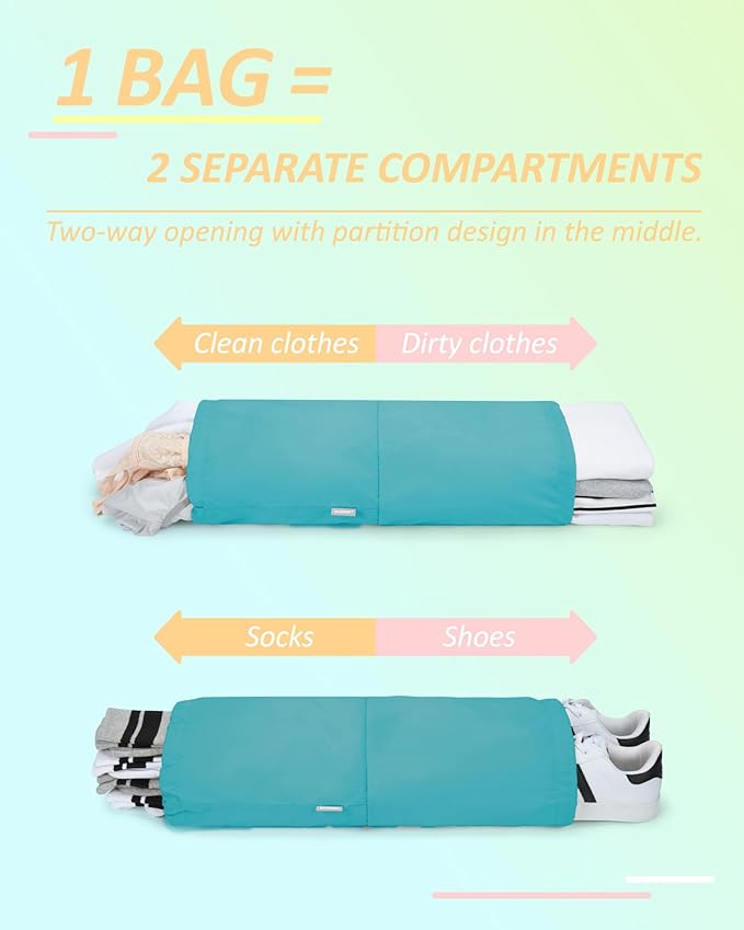 BAGSMART Compression Packing Cubes for Travel Essentials | 14 Set /6 Set /4 Set/2 Set, Lightweight, Durable