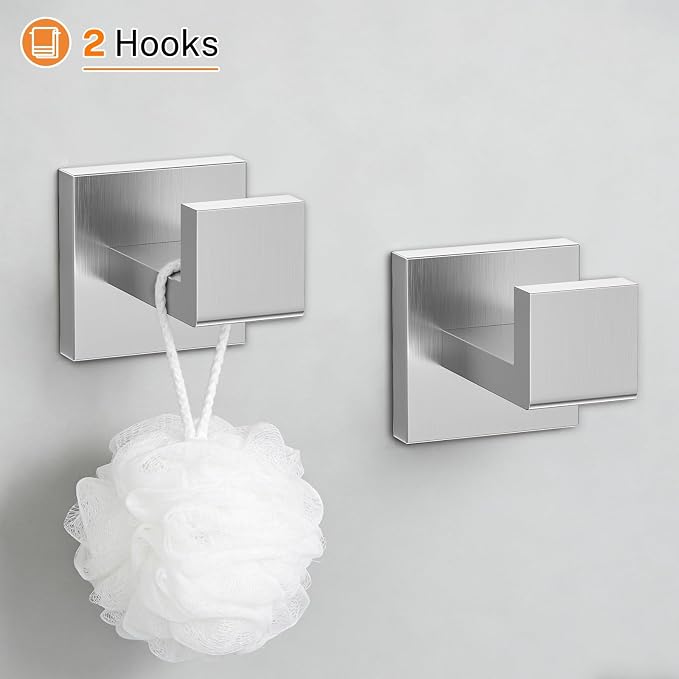 5 Pieces Towel Bar Set Brushed Nickel Bathroom Hardware Accessories Set SUS304 Stainless Steel Towel Holder Set for Bathroom 23.6 Inch Towel Bar,Towel Rack Wall Mounted